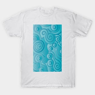 Whimsical Swirls Pattern T-Shirt